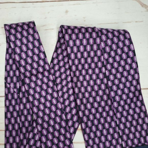Brooks Brothers 346 Purple Black Diamond %100 Silk Men's Neck Tie Made In U.S.A - Picture 8 of 11